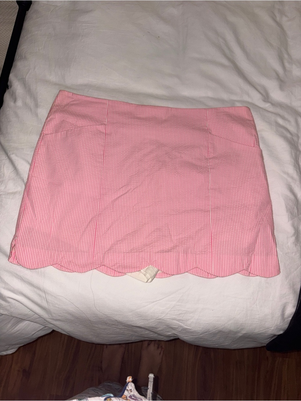 Lilly Pulitzer Pink Scalloped Hem Mini Skort